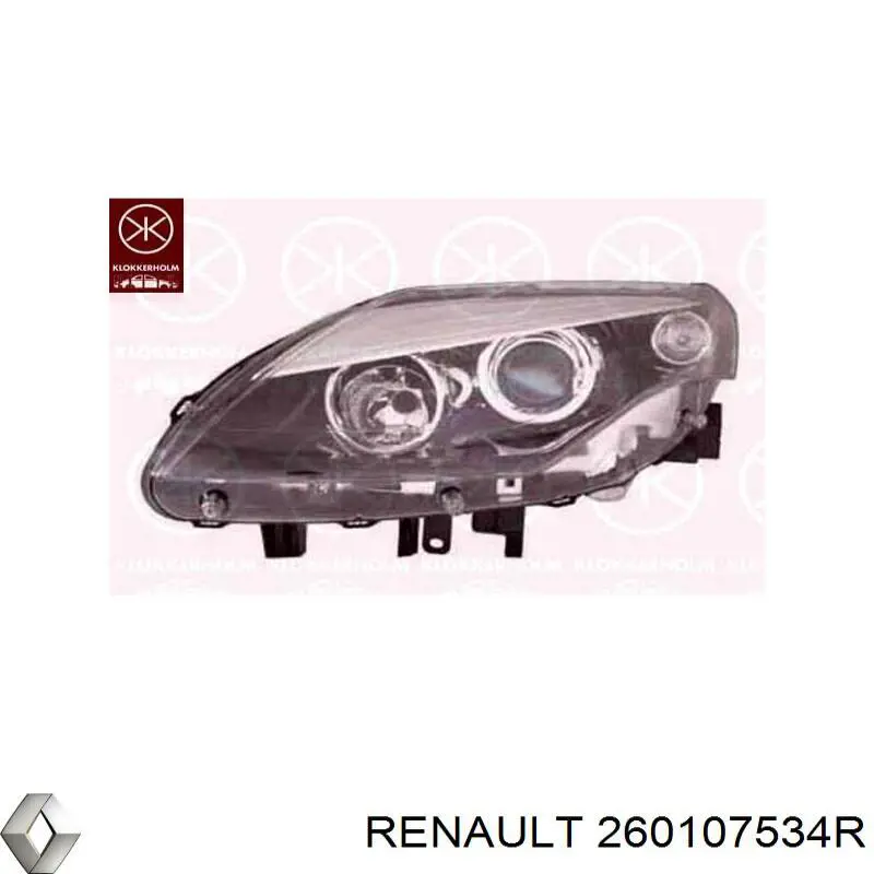 260107534R Renault (RVI) luz direita