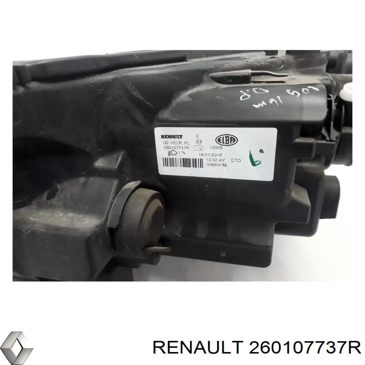 Правая блок фара Renault (RVI) 260107737R цена, от 16.91 USD