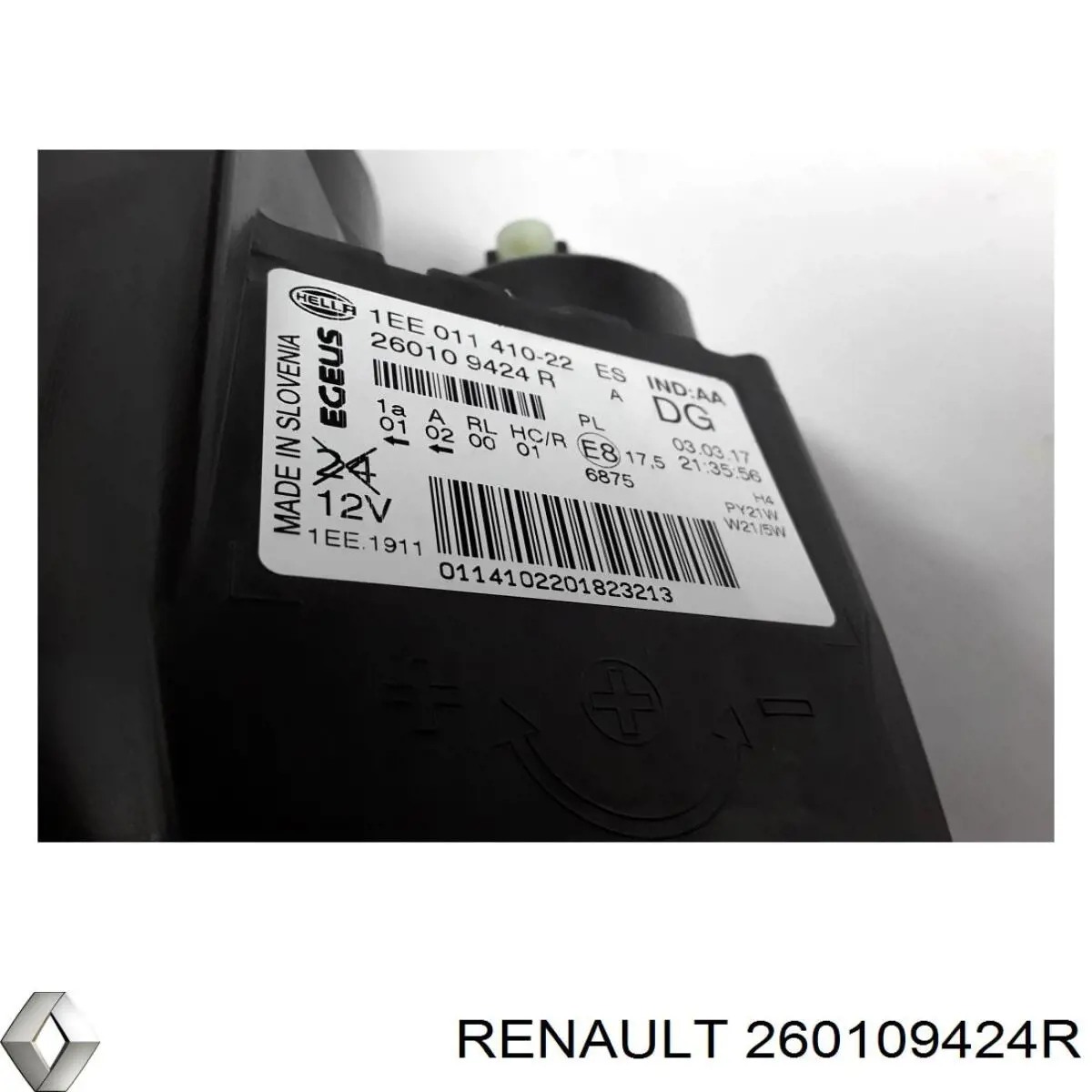 Купить 260109424R Renault (RVI) Фара основная правая