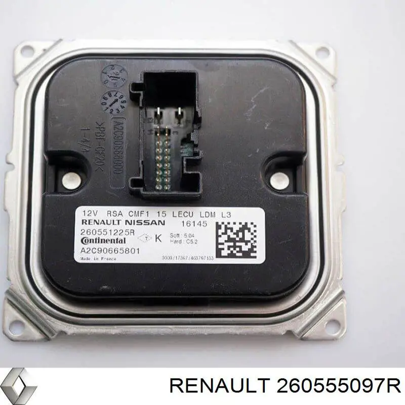 260555097R Renault (RVI) módulo de direção (centralina eletrônica das luzes)