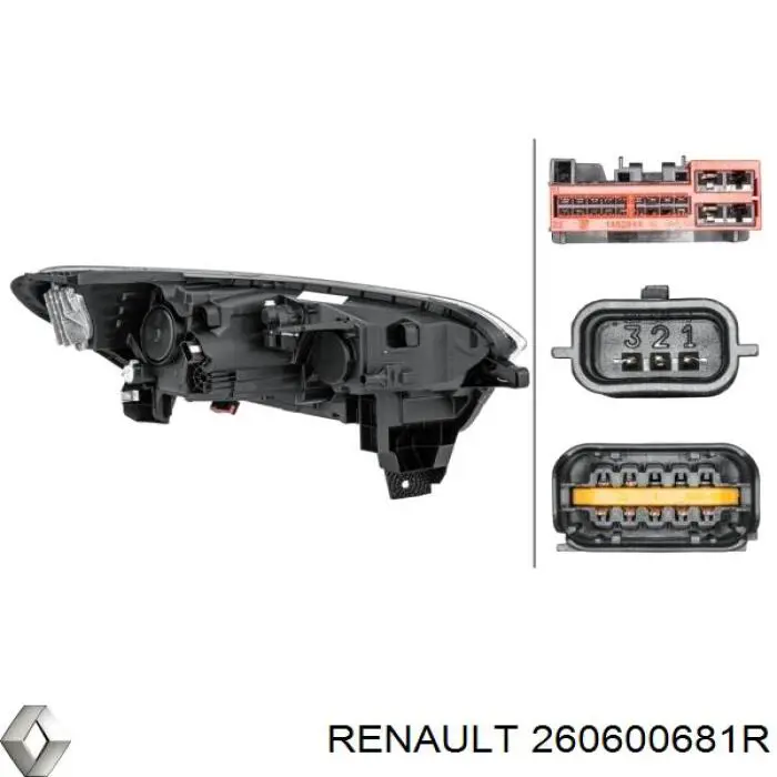 260600681R Renault (RVI) Фара передняя правая