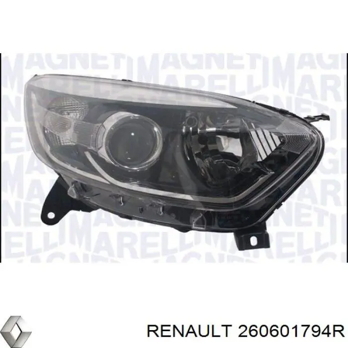 Фара левая Renault (RVI) 260609429R цена, от 140.02 USD