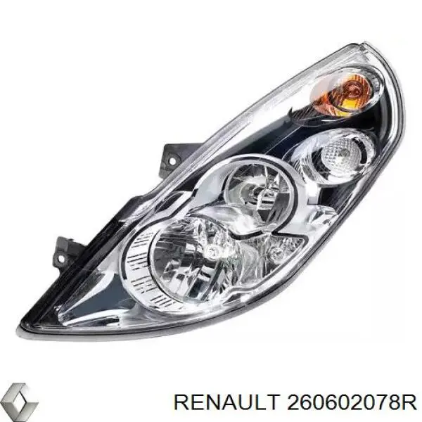 Фара левая Renault (RVI) 260602078R