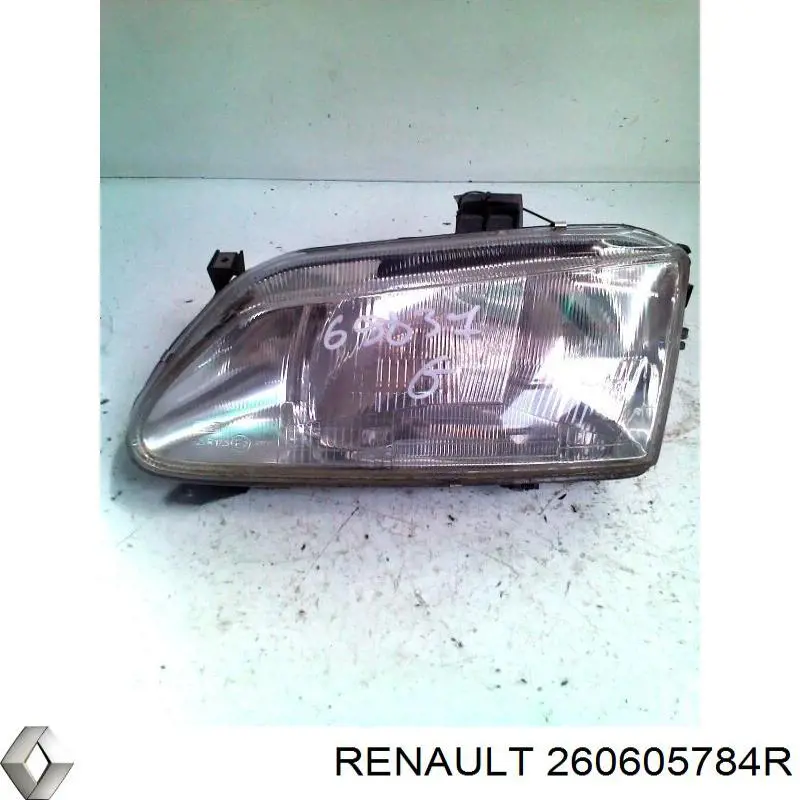  Левая фара Renault Megane 