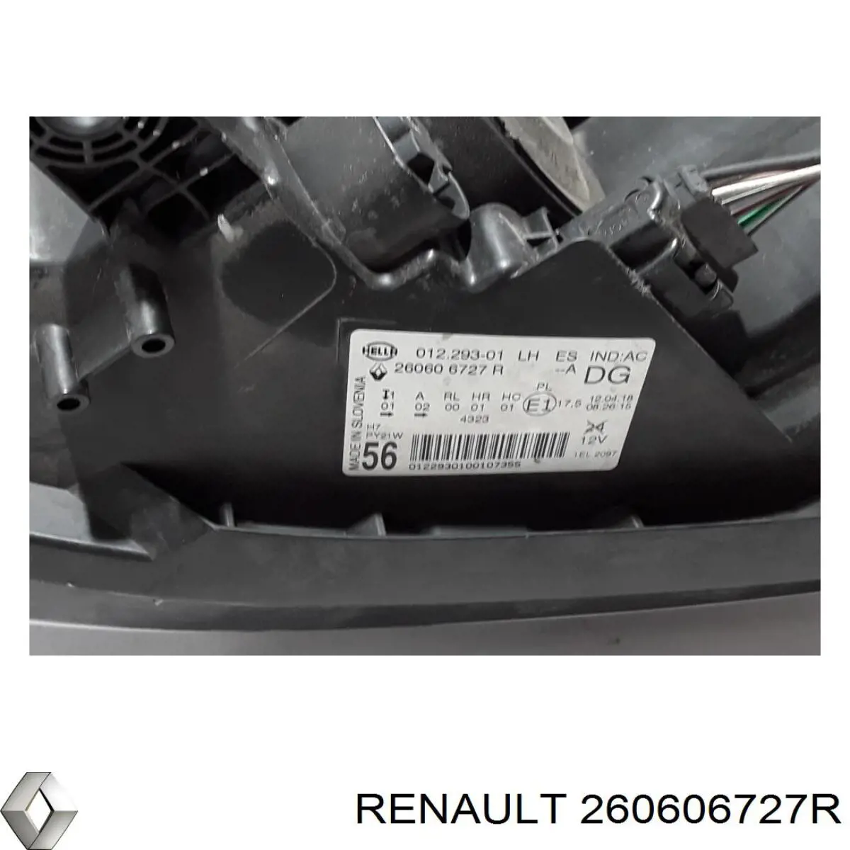 Фары Renault (RVI) 260606727R