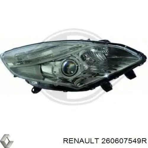 Фара левая 260607549R Renault (RVI)