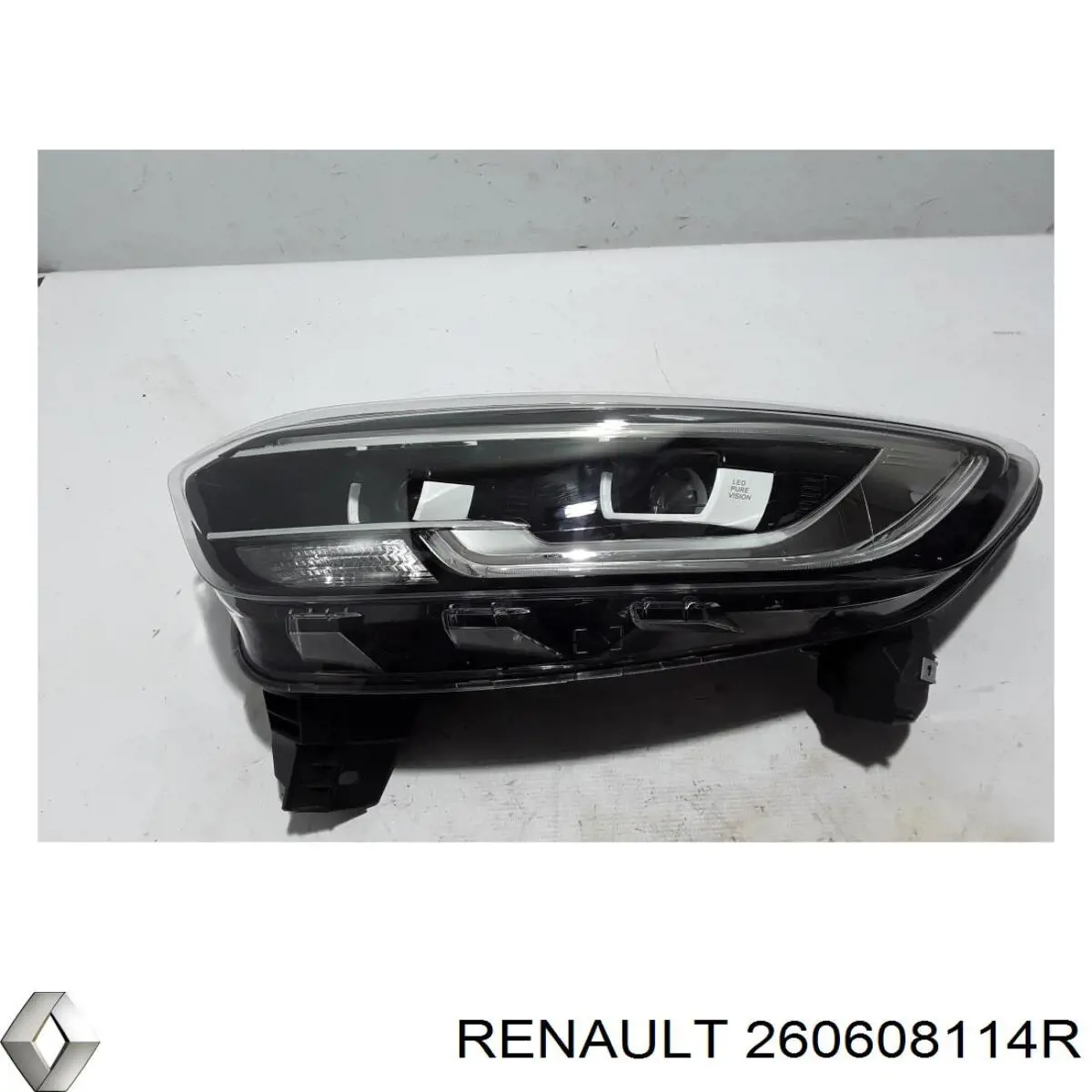 Левая фара 260608114R Renault (RVI)