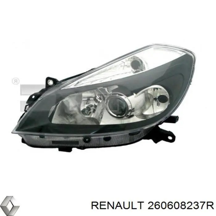 Фара левая Renault (RVI) 260608237R цена, от 147.60 USD