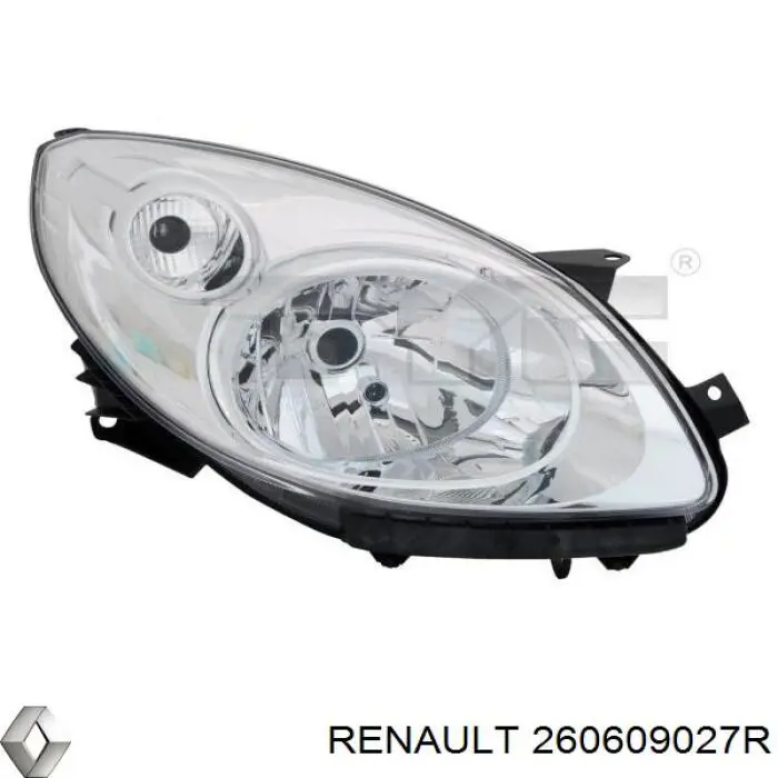 Фара левая Renault (RVI) 260609027R цена, от 88.63 USD