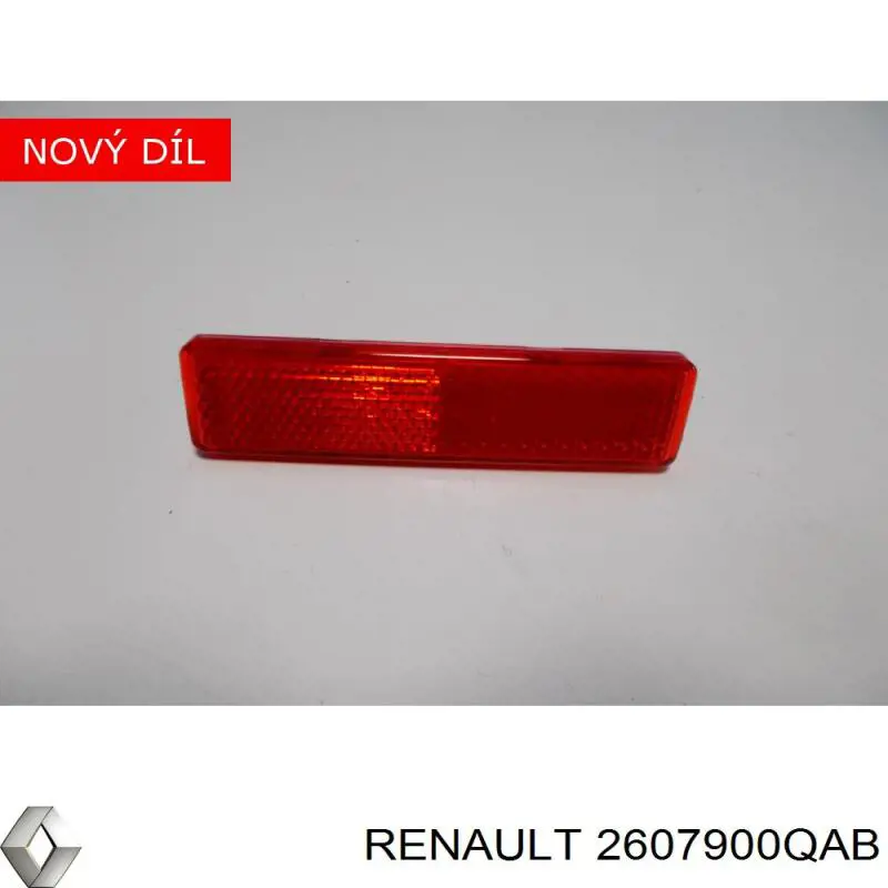 Катафот заднего бампера 2607900QAB Renault (RVI)