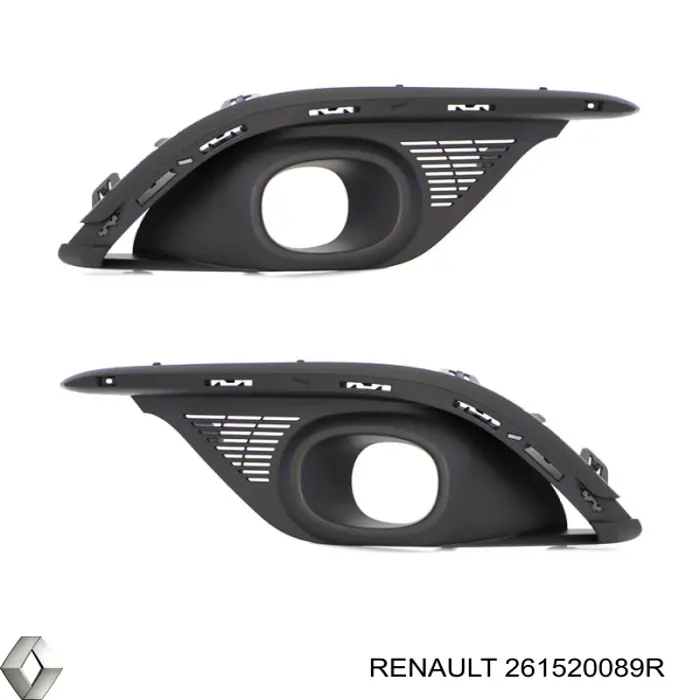 261520089R Renault (RVI) Правая решетка переднего бампера