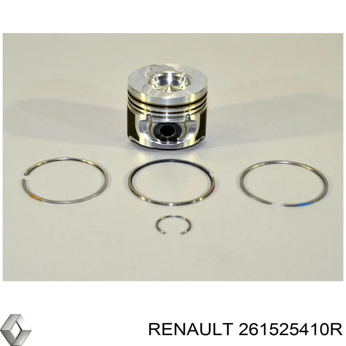 261525410R Renault (RVI) grelha do pára-choque dianteiro