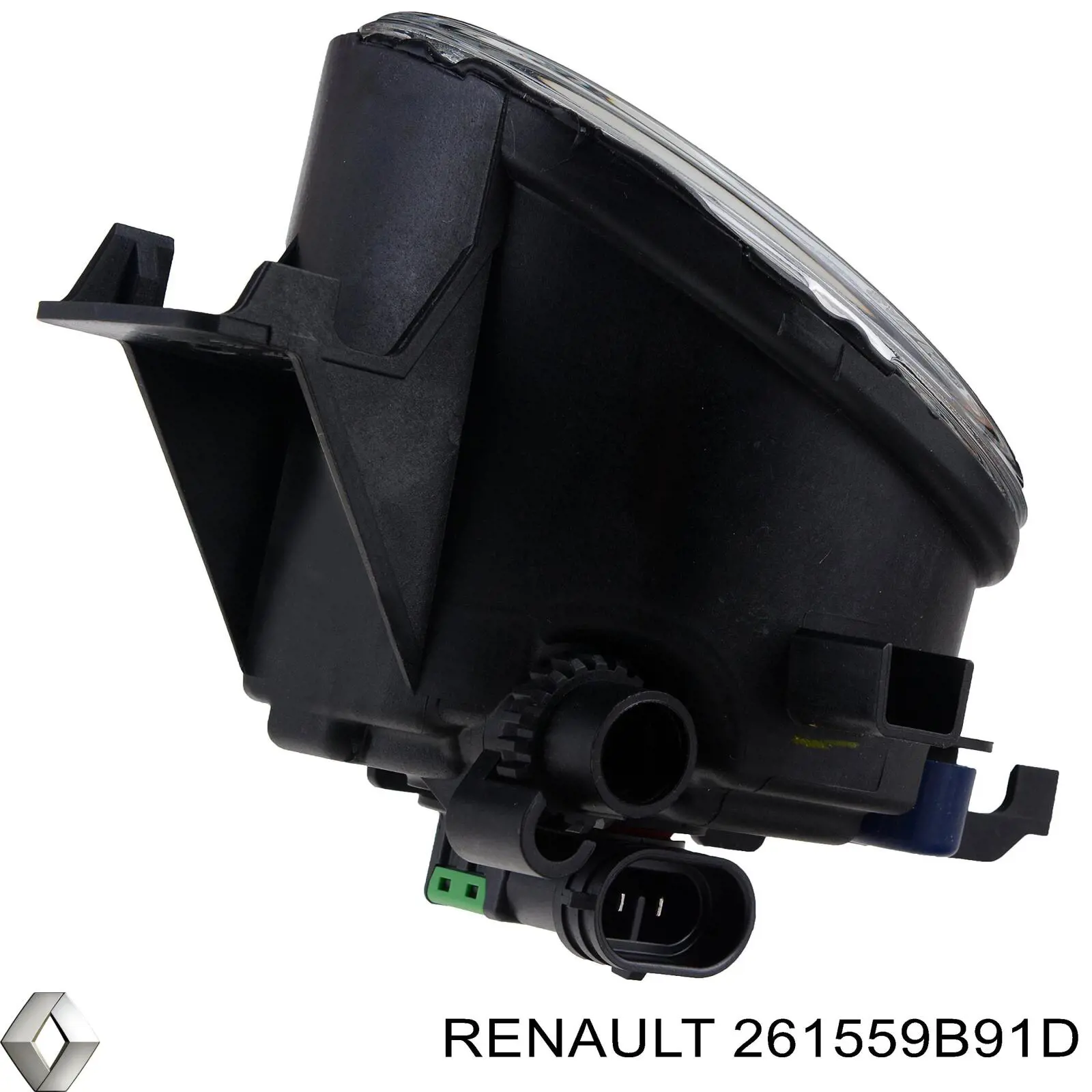 Фара противотуманная левая 261559B91D Renault (RVI)