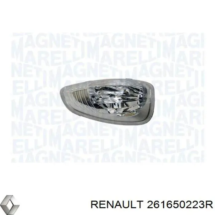 Указатель поворота зеркала, левый Renault (RVI) 261650223R цена, от 10.61 USD