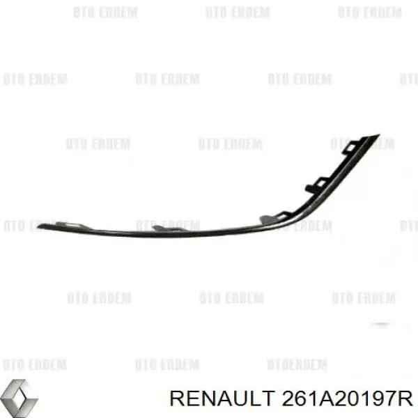 261A20197R Renault (RVI) ободок (окантовка фары противотуманной)