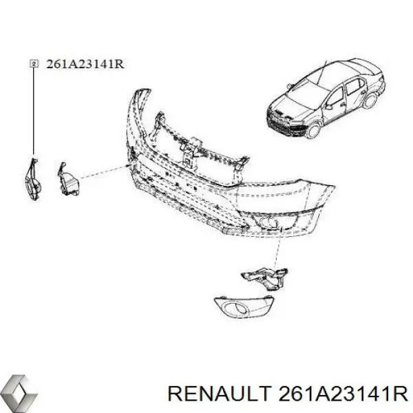 Renault (RVI) 261A23141R цена, от 9.57 USD