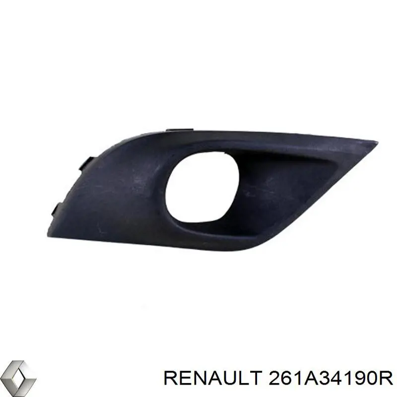 Кронштейн крепления противотуманной фары левой Renault (RVI) 261A34190R цена, от 46.51 USD