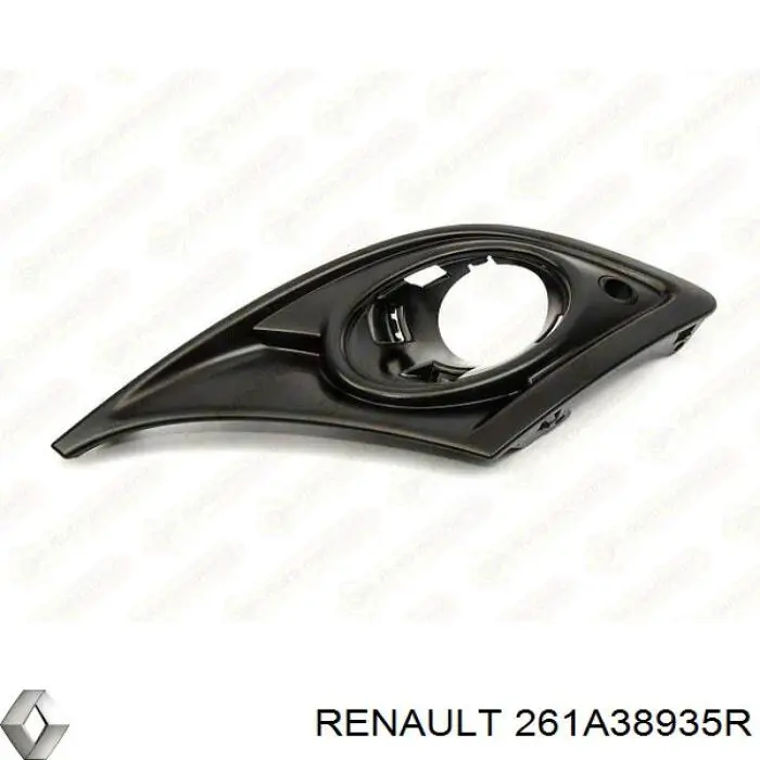  Решетка переднего бампера левая Renault (RVI) 261A38935R