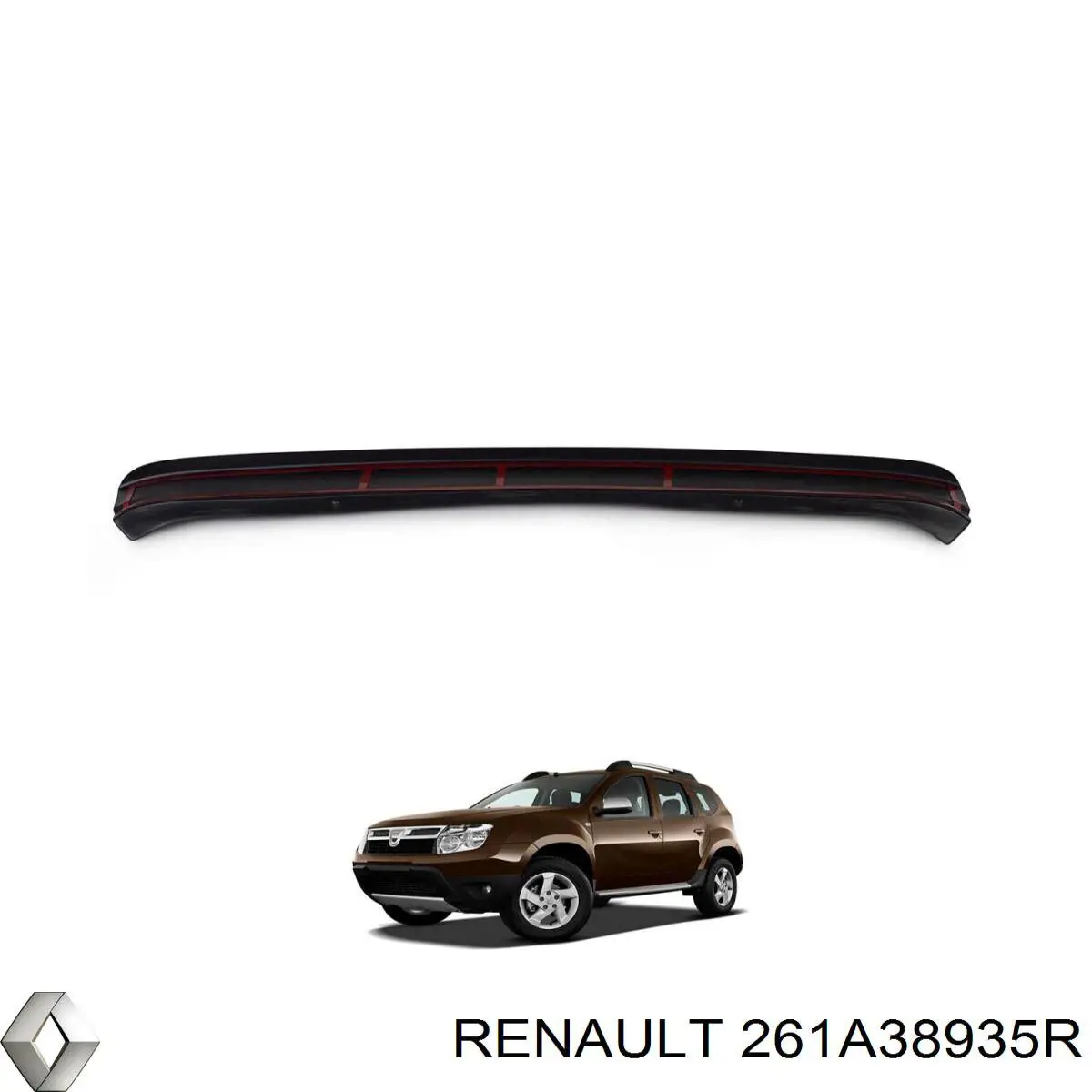 Купить 261A38935R Renault (RVI) Решетка бампера переднего левая