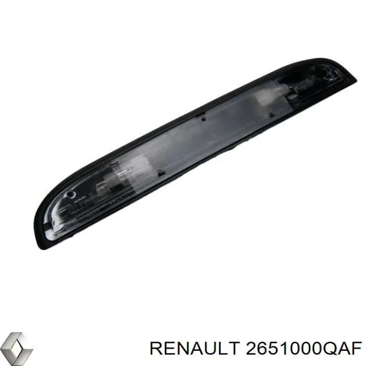 2651000QAF Renault (RVI) lanterna da luz de fundo de matrícula traseira