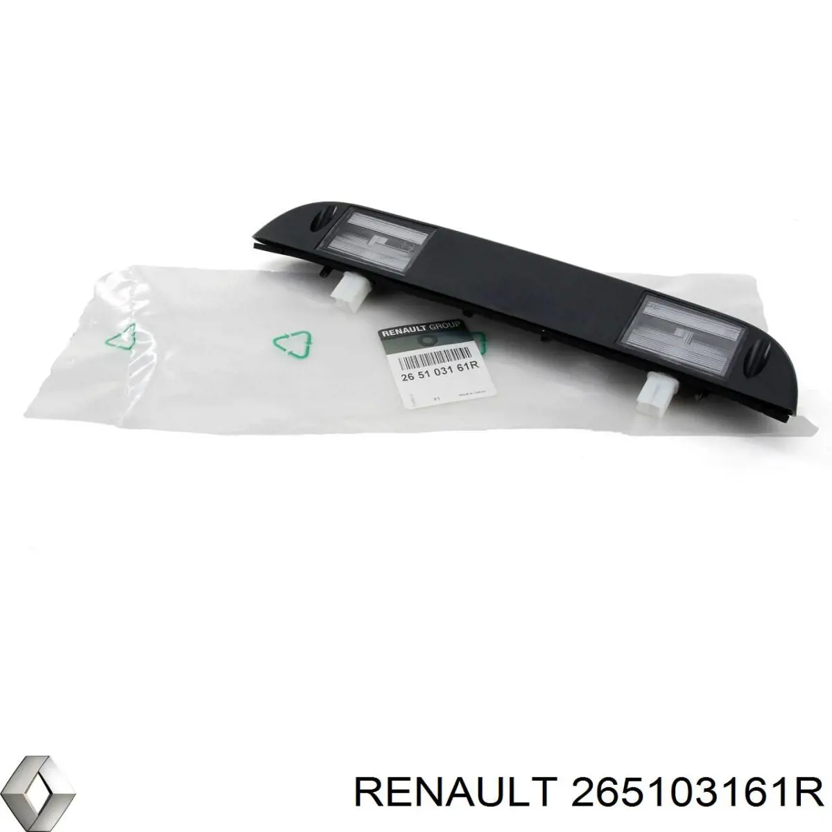 265103161R Renault (RVI) Корпус фонаря подсветки номерного знака