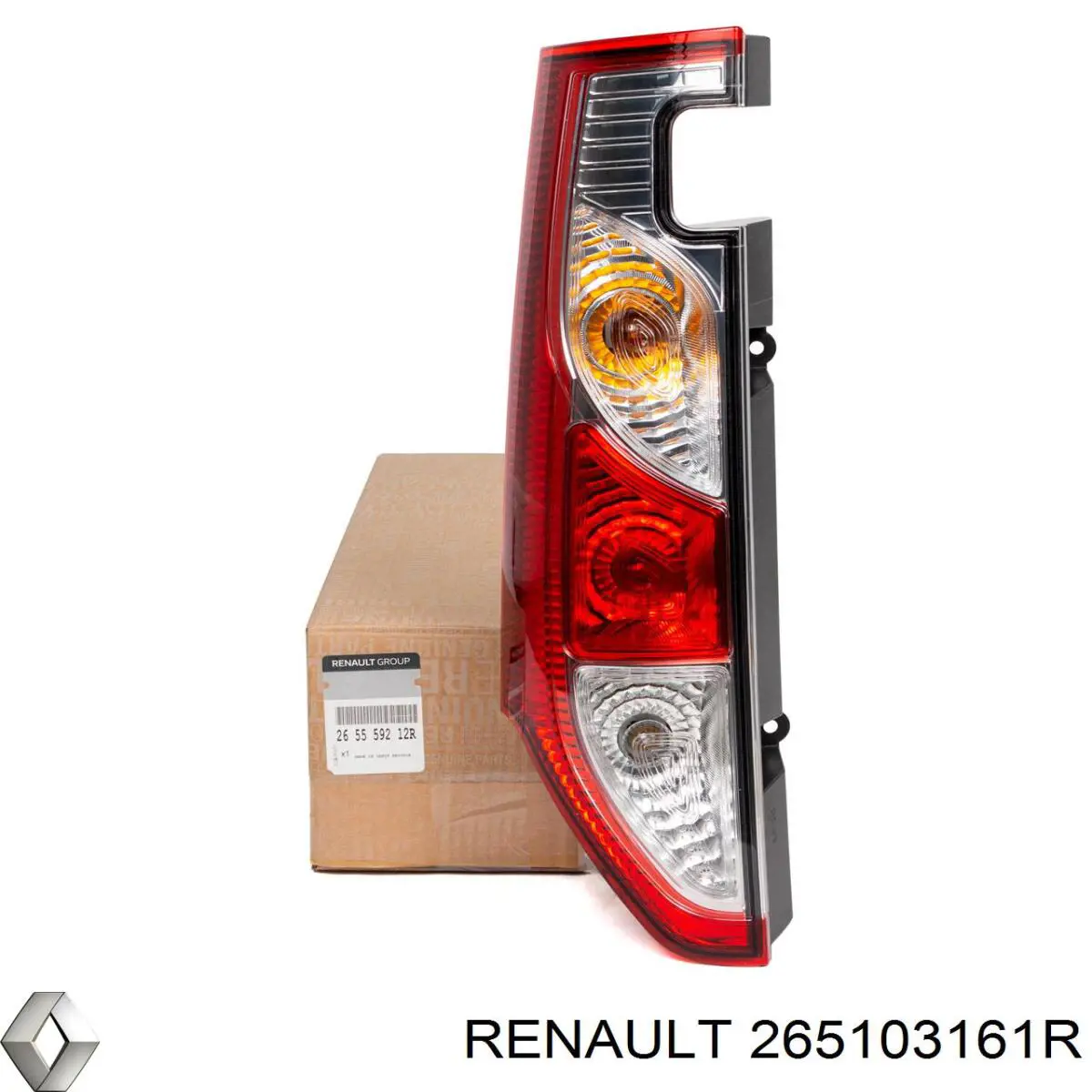 Купить 265103161R Renault (RVI) Корпус фонаря подсветки номерного знака