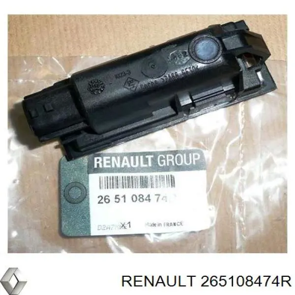 Фонарь подсветки номерного знака 265108474R Renault (RVI)