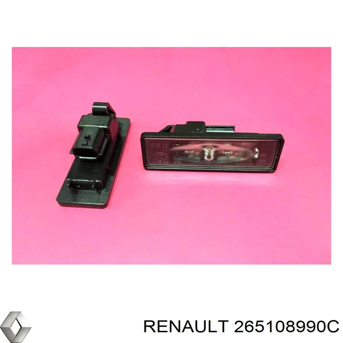 Фонарь подсветки номерного знака 265108990C Renault (RVI)