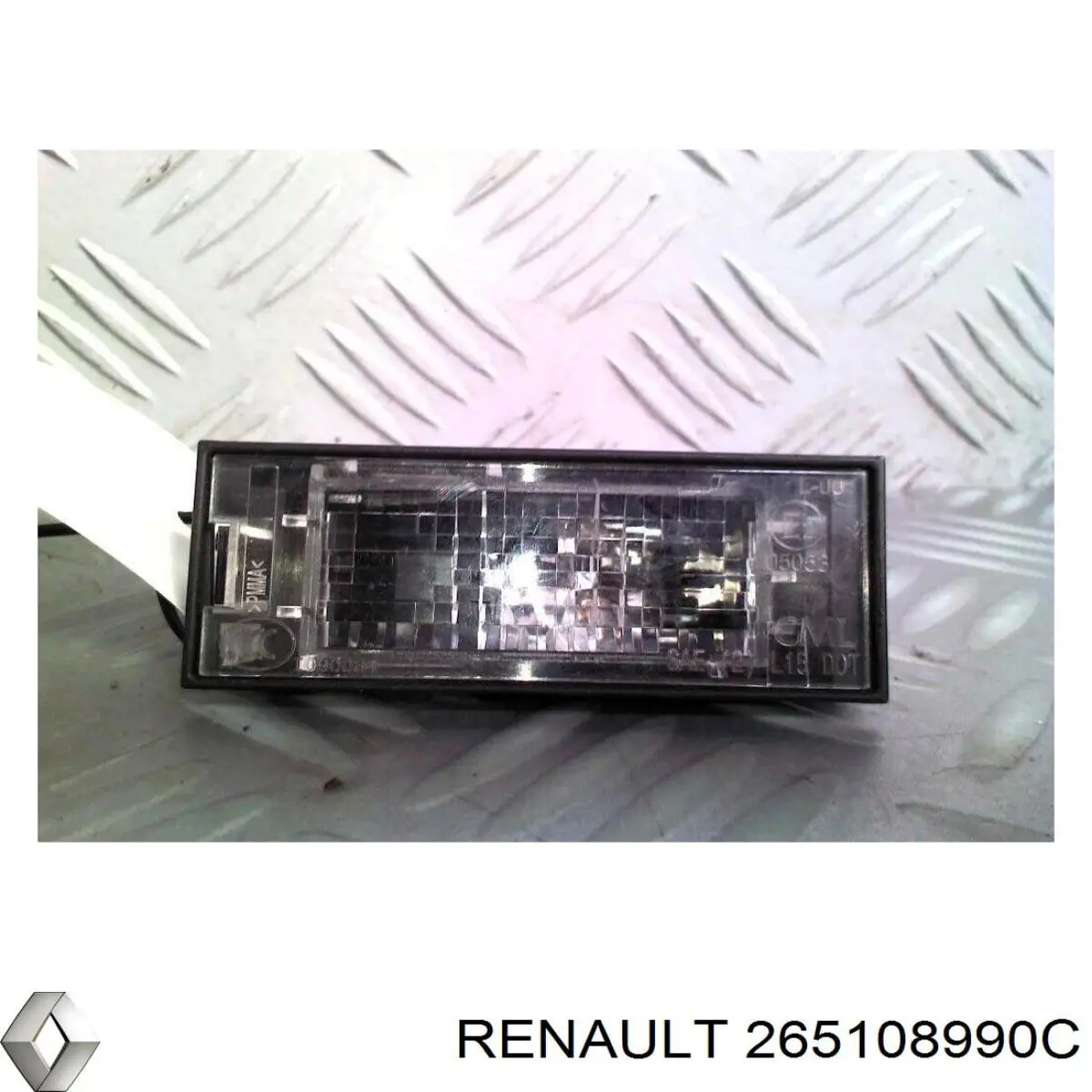 Купить 265108990C Renault (RVI) Фонарь подсветки номерного знака