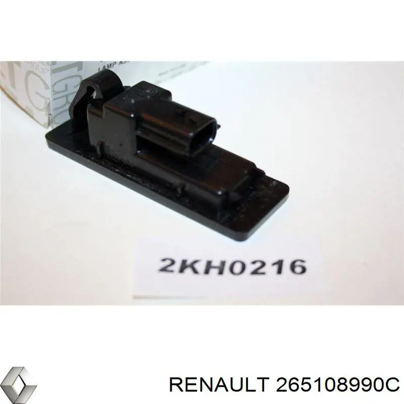 Фонарь подсветки заднего номера Renault (RVI) 265108990C цена, от 13.74 USD