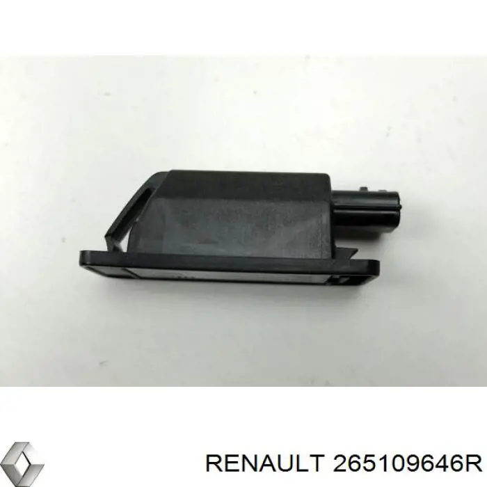 Фонарь подсветки заднего номерного знака на Renault CAPTUR II 