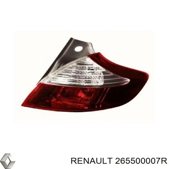 Купить 265500007R Renault (RVI) Фонарь задний правый, внешний