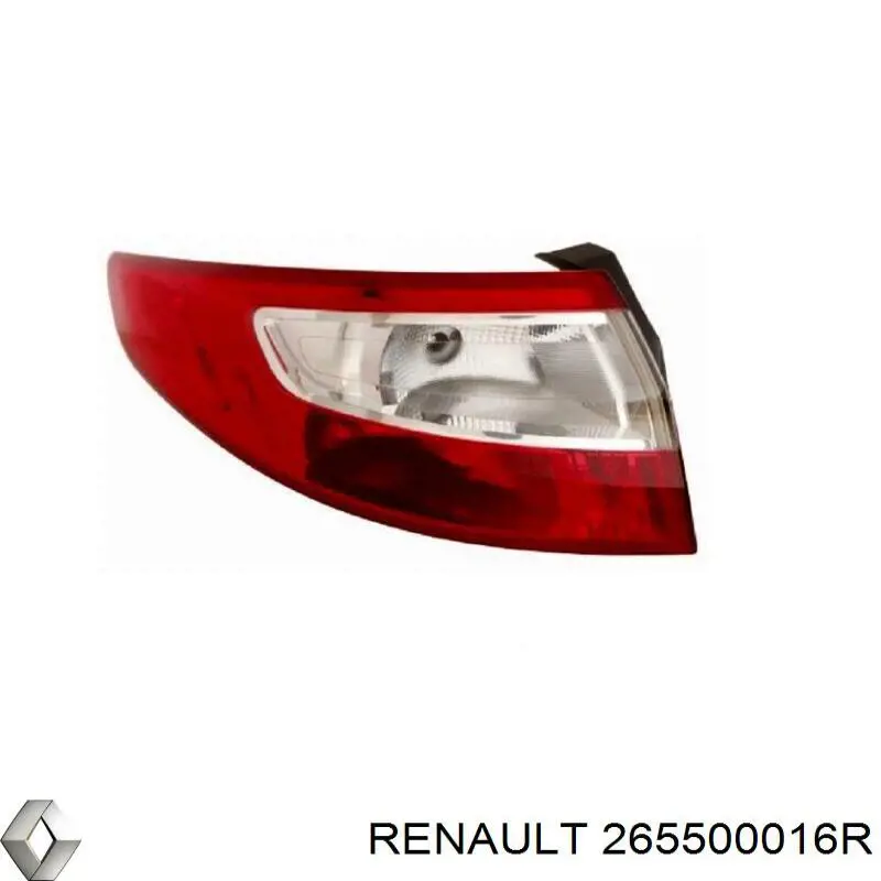 Фонарь задний правый внешний 265500016R Renault (RVI)