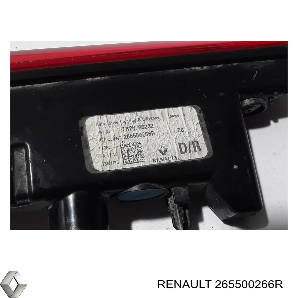 Фонарь задний правый, внутренний Renault (RVI) 265500266R цена, от 67.49 USD