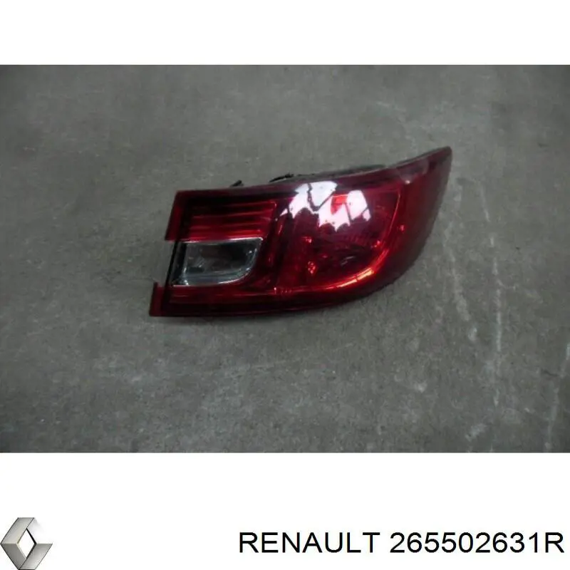 Фонарь задний правый внешний 265502631R Renault (RVI)