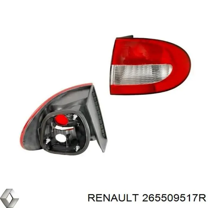 265509517R Renault (RVI) фонарь задний правый
