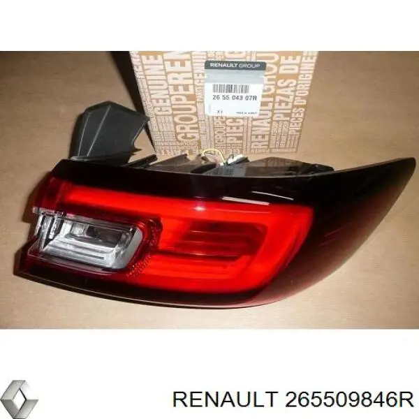 Купить 265509846R Renault (RVI) Фонарь задний правый, внешний