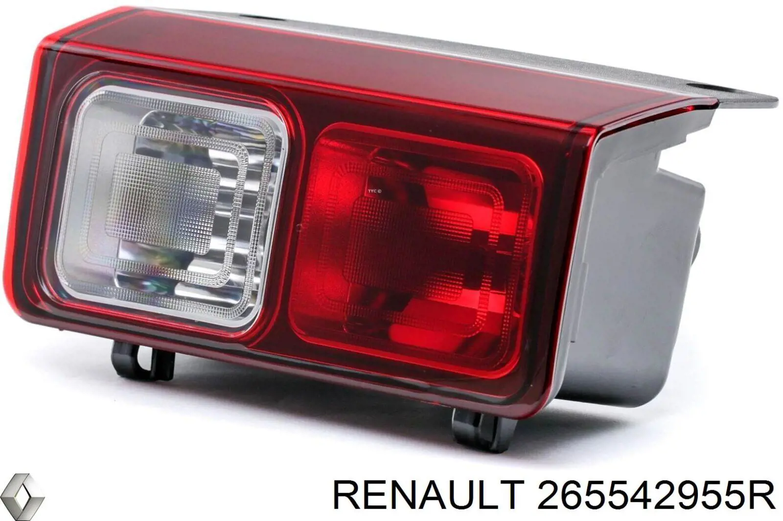 265542955R Renault (RVI) lanterna direita de marcha à ré