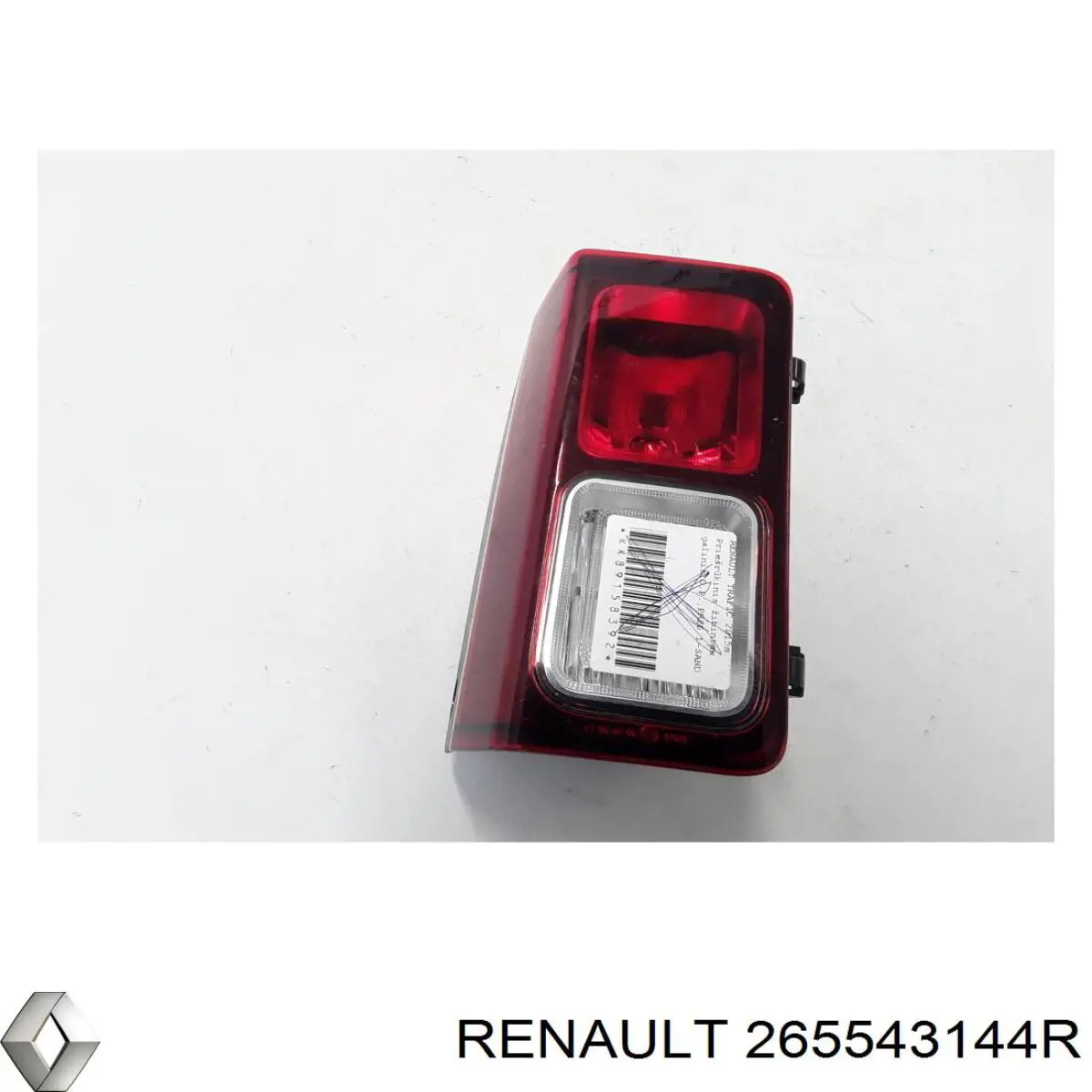 265543144R Renault (RVI) lanterna direita de marcha à ré