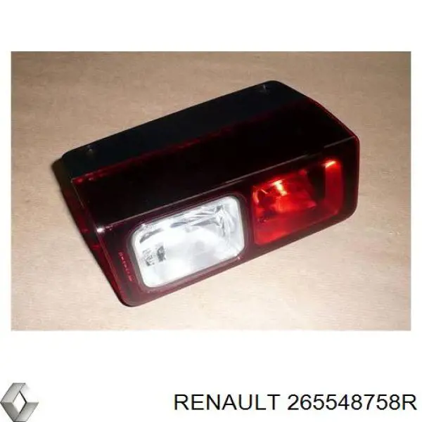 265548758R Renault (RVI) фонарь заднего хода правый