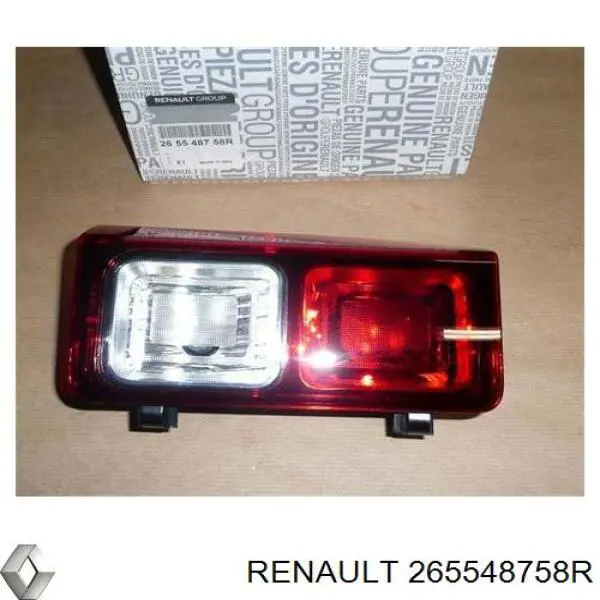 Ліхтар заднього ходу правий 265548758R Renault (RVI)