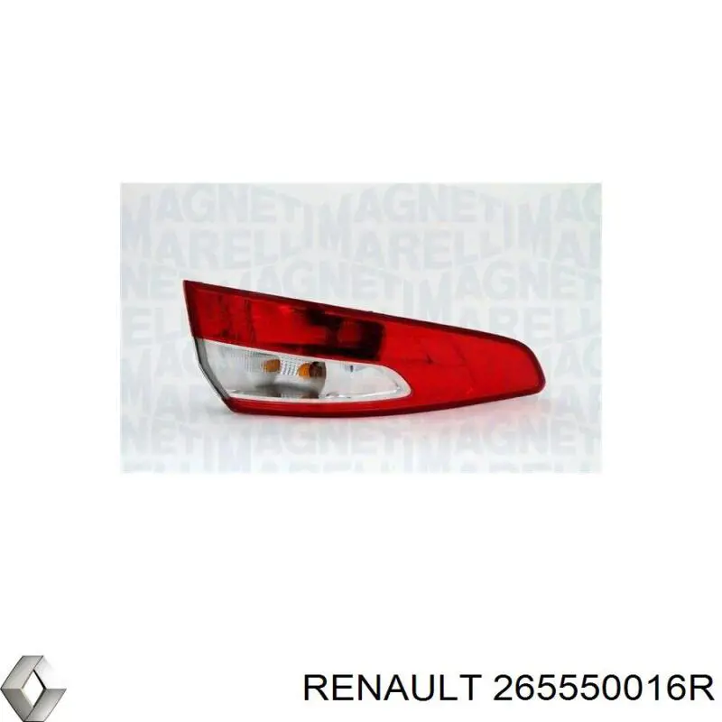 Задняя левая внешняя фара Renault (RVI) 265550016R цена, от 49.90 USD