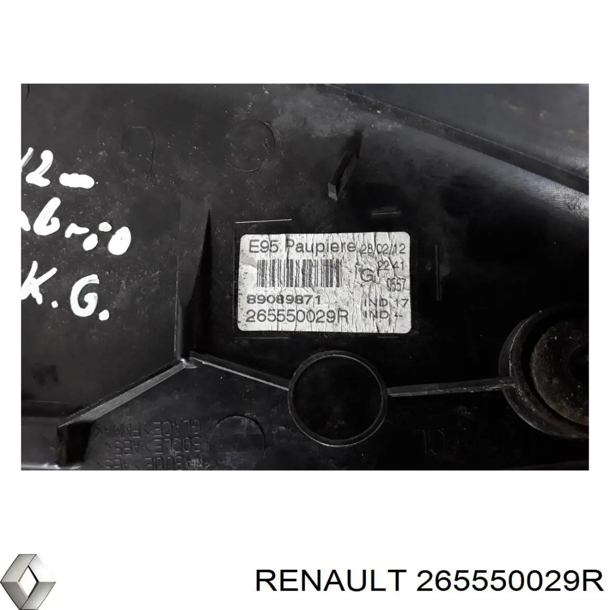 265550029R Renault (RVI) Фонарь задний левый верхний