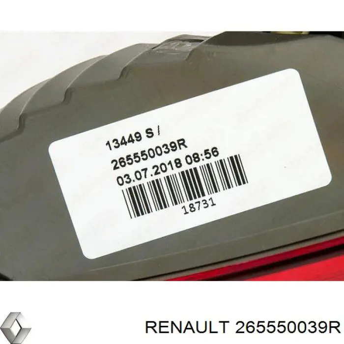 Купить 265550039R Renault (RVI) Стоп задний