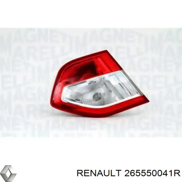 Lanterna traseira esquerda interna para Renault Fluence (L3)
