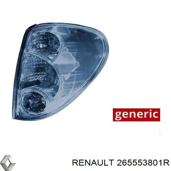 Фонарь задний левый RENAULT 265553801R