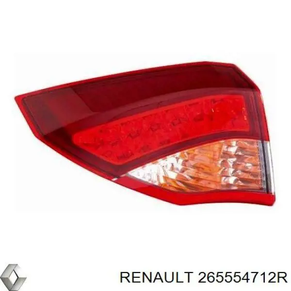 265554712R Renault (RVI) фонарь задний левый внешний