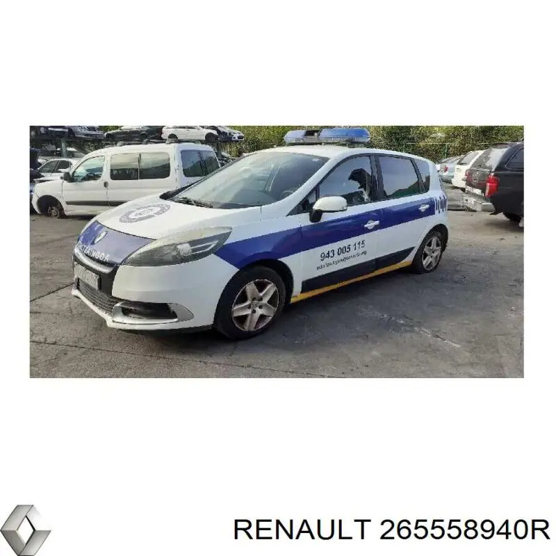 Задний левый внешний фонарь Renault (RVI) 265558940R