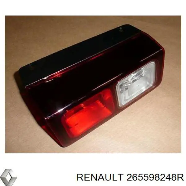 265598248R Renault (RVI) lanterna esquerda de marcha à ré