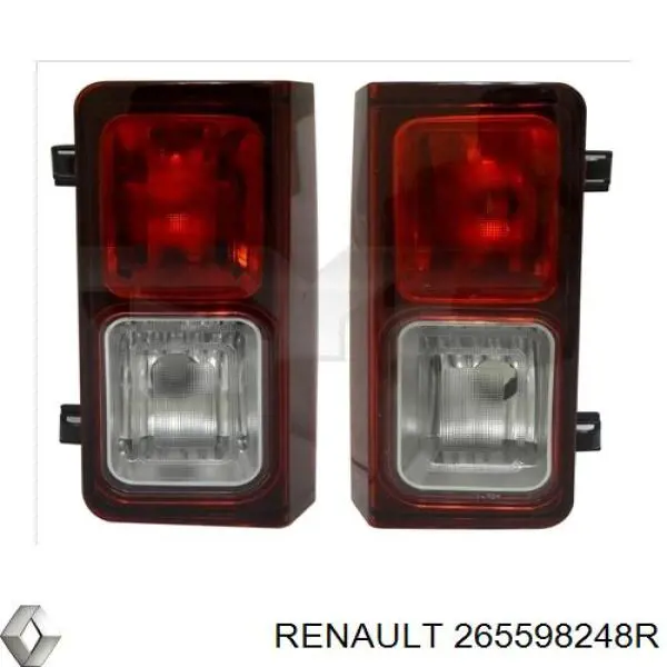 Фонарь заднего хода левый Renault (RVI) 265598248R цена, от 38.23 USD